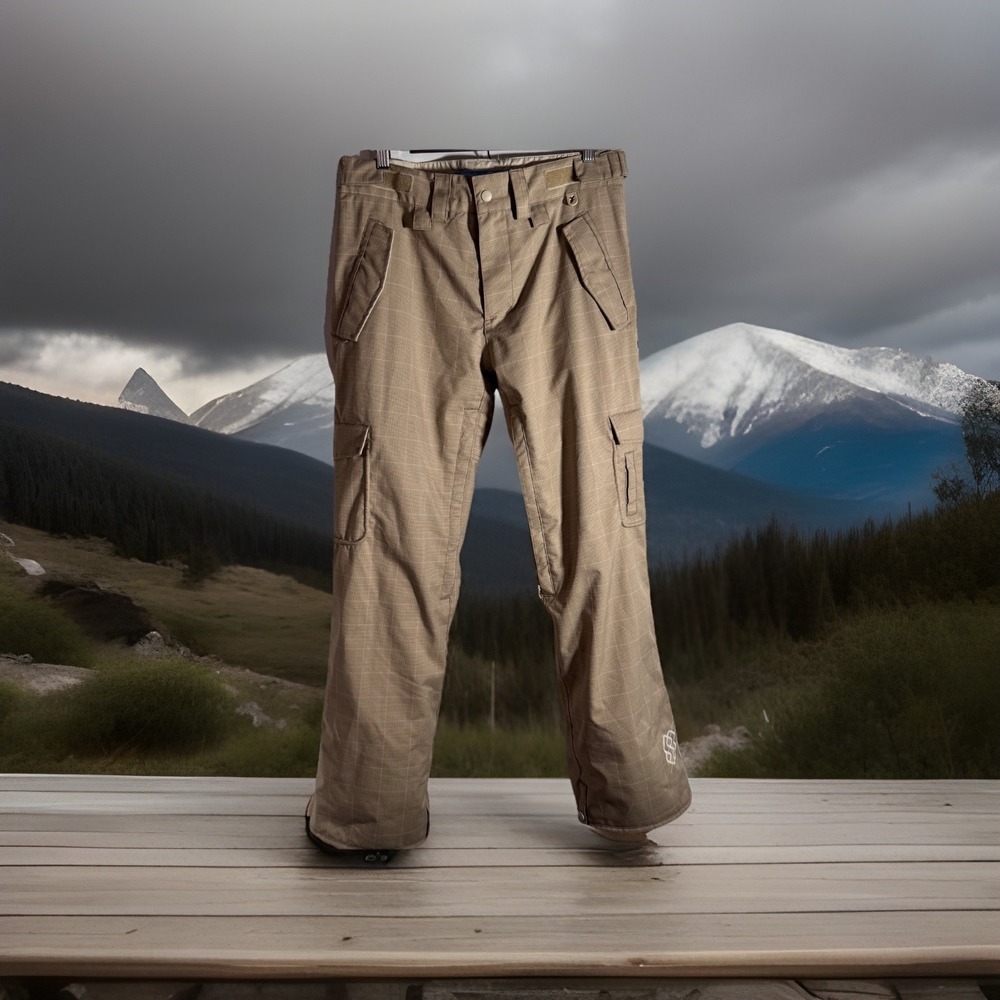 Special Blend Snow Pants First Chair Med 15K Waterproof Cargo  Zipper Adjustable